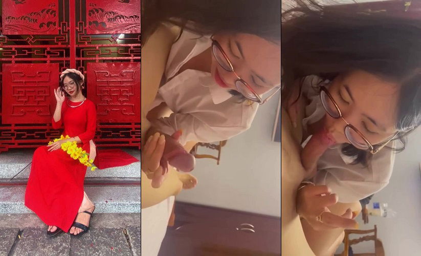 sex viet nam quay len Em teen kính cận với bộ đồ công sở lần nào anh cũng quay mặt em