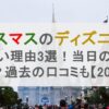 クリスマスのディズニーがやばい理由3選！当日の混雑は？過去の口コミも【2024】